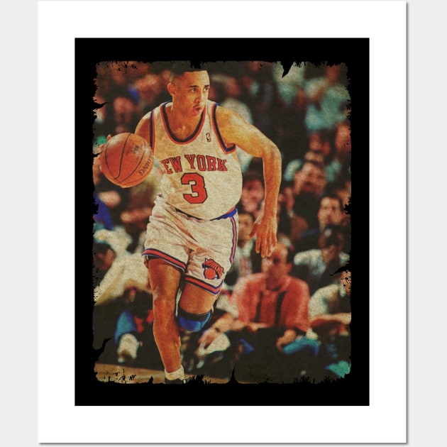John Starks - One of The 90's Knicks OG's Wall Art by Wendyshopart